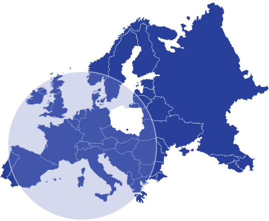 Mapka Europy z Polską
